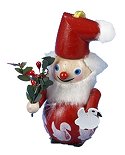 Seven Swans Santa - 12 Days  Steinbach Ornament